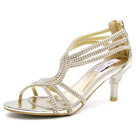 Gold Women's Dress Sandals 